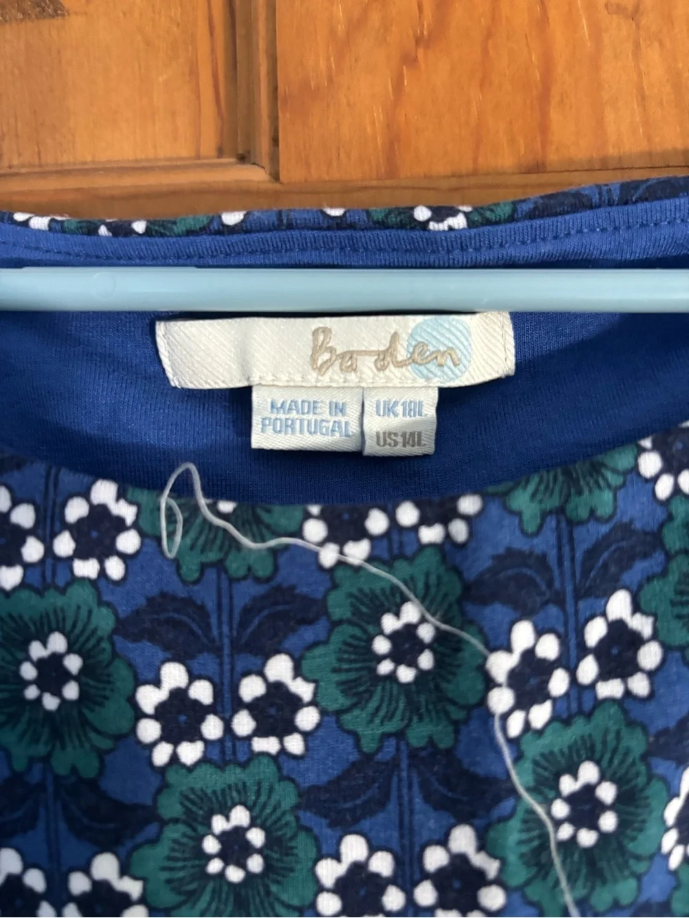 Boden Floral Sleeveless Dress Size 14L